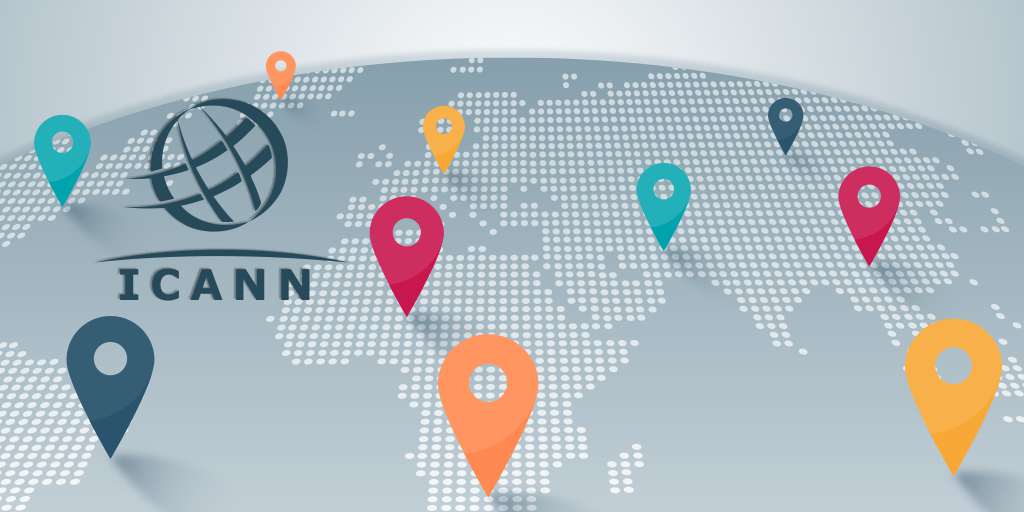 ICANN world map Dominio bloqueado