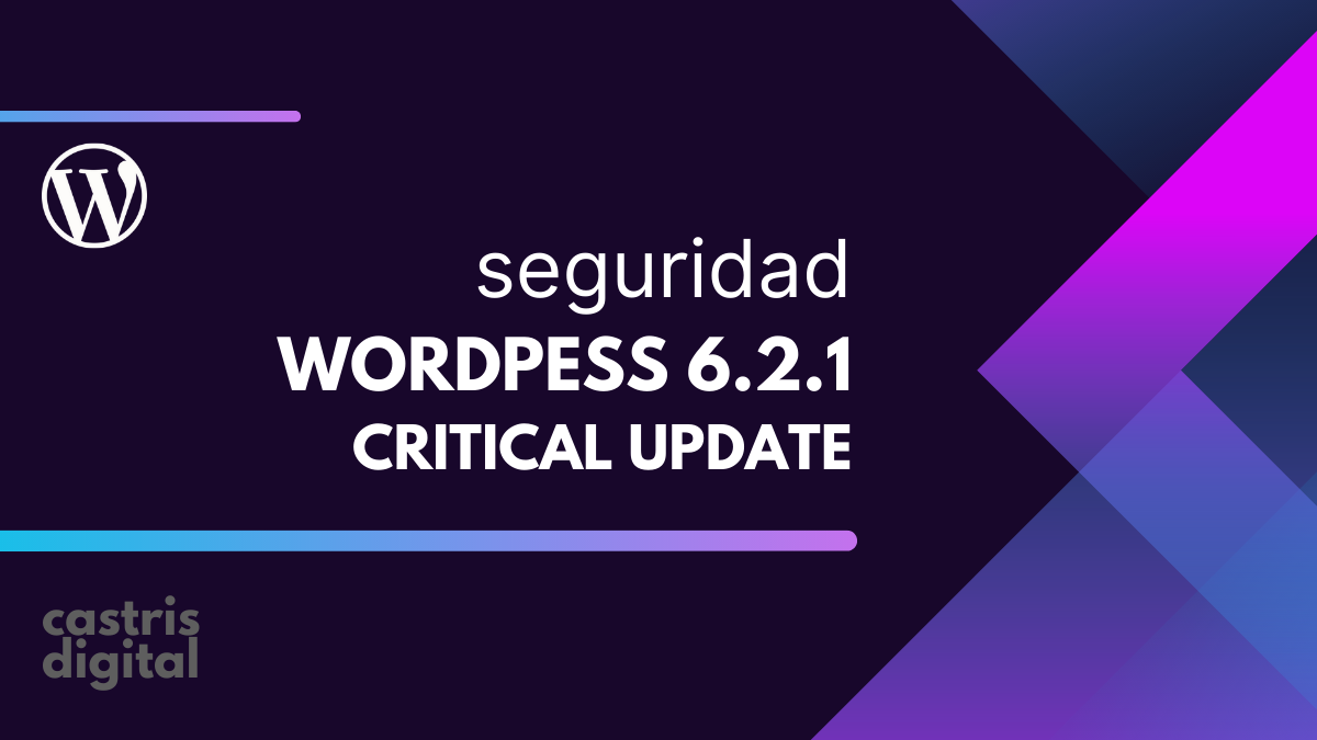 Parche de seguridad Wordpress 6.2.1